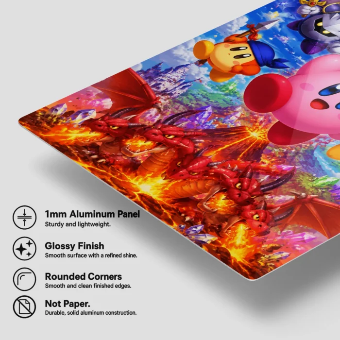 Pink Hero Metal Poster Wall Decor - E - Image 6