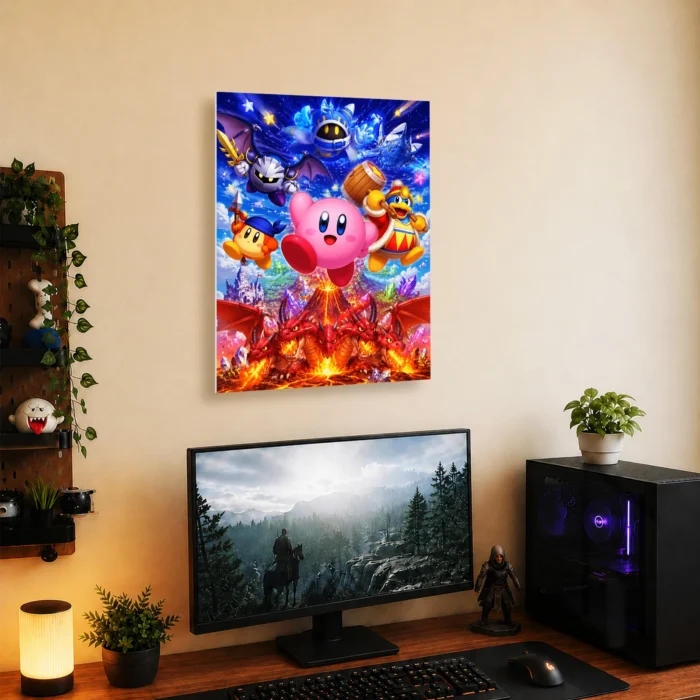 Pink Hero Metal Poster Wall Decor - E - Image 5