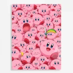 Pink Hero Kirby Metal Poster Wall Decor - F