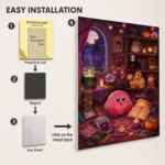 Pink Hero Kirby Metal Poster Wall Decor - G - Image 2