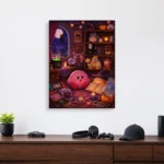 Pink Hero Kirby Metal Poster Wall Decor - G - Image 3