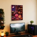 Pink Hero Kirby Metal Poster Wall Decor - G - Image 4