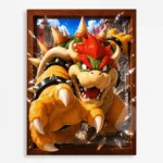 SM Bowser Metal Poster Wall Decor