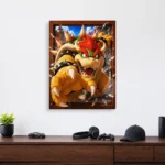SM Bowser Metal Poster Wall Decor - Image 4