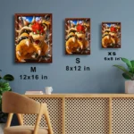 SM Bowser Metal Poster Wall Decor - Image 7
