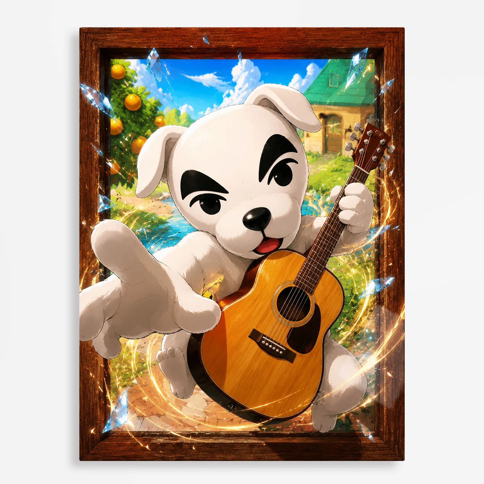video game metal poster (15) s1 AC K.K. Slider Metal Poster Wall Decor - Image 1