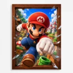SM Mario Metal Poster Wall Decor