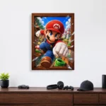 SM Mario Metal Poster Wall Decor - Image 4