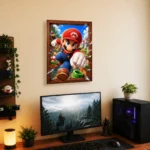 SM Mario Metal Poster Wall Decor - Image 5