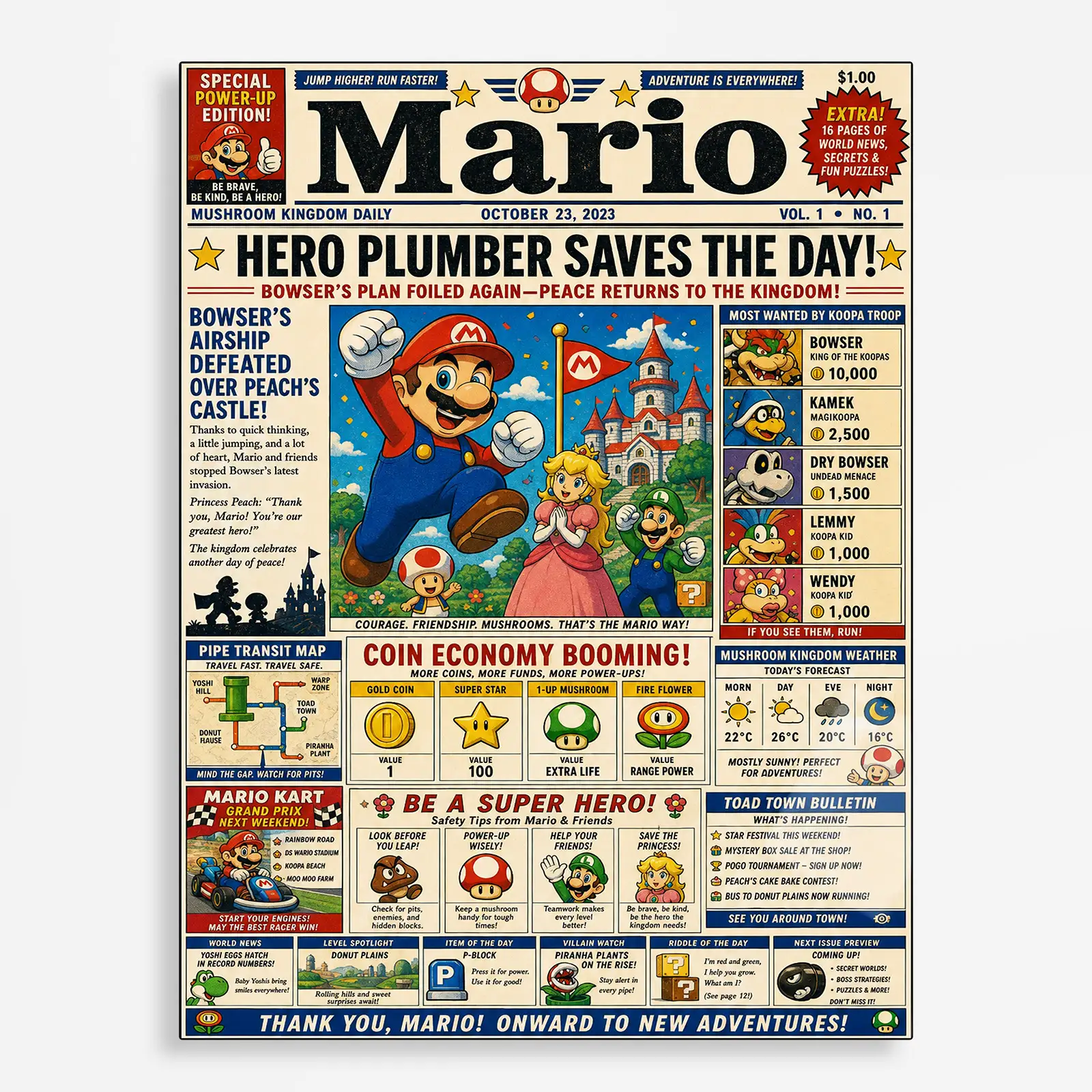 video game metal poster (152) s1 SM Metal Poster Wall Decor - Image 1