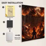 SM Metal Poster Wall Decor - A - Image 2