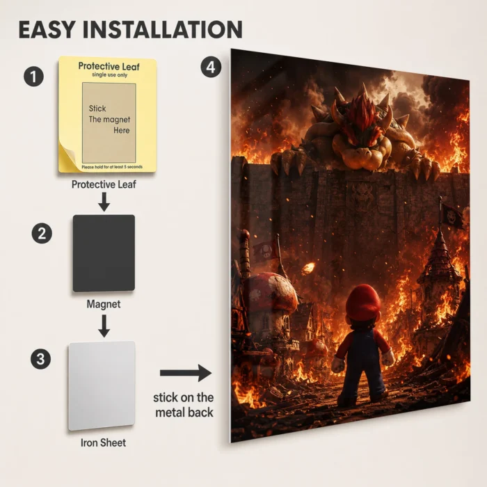 SM Metal Poster Wall Decor - A - Image 2