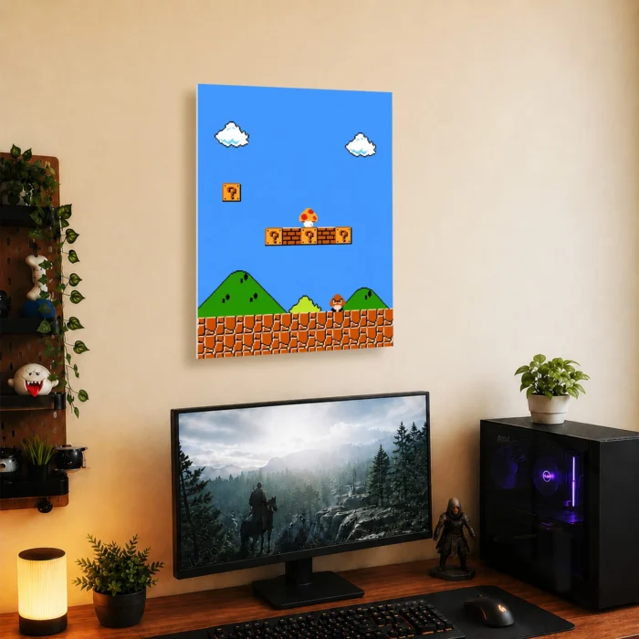 SM Mario Metal Poster Wall Decor - B - Image 5