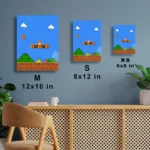 SM Mario Metal Poster Wall Decor - B - Image 7