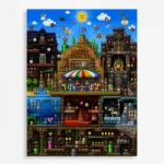 SM Metal Poster Wall Decor - D