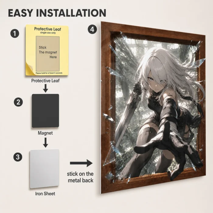 NA 2B Metal Poster Wall Decor - Image 2