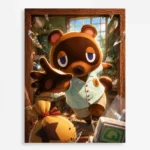 AC Tom Nook Metal Poster Wall Decor