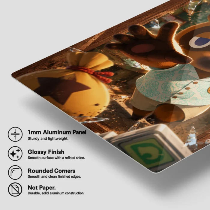 AC Tom Nook Metal Poster Wall Decor - Image 5