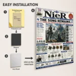 NA Metal Poster Wall Decor - Image 2