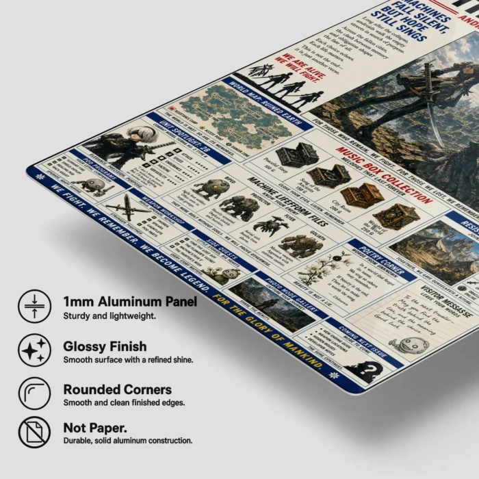 NA Metal Poster Wall Decor - Image 6