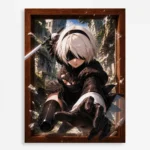 NA 2B Metal Poster Wall Decor - A