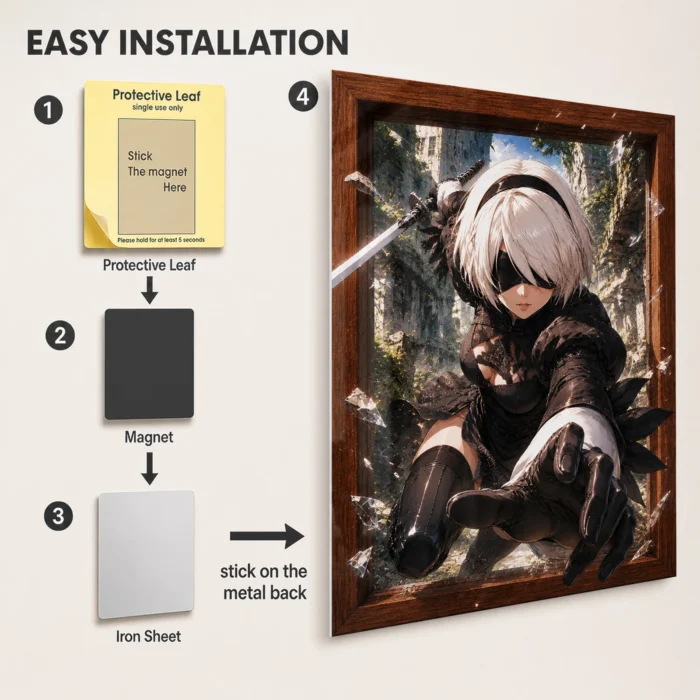 NA 2B Metal Poster Wall Decor - A - Image 2