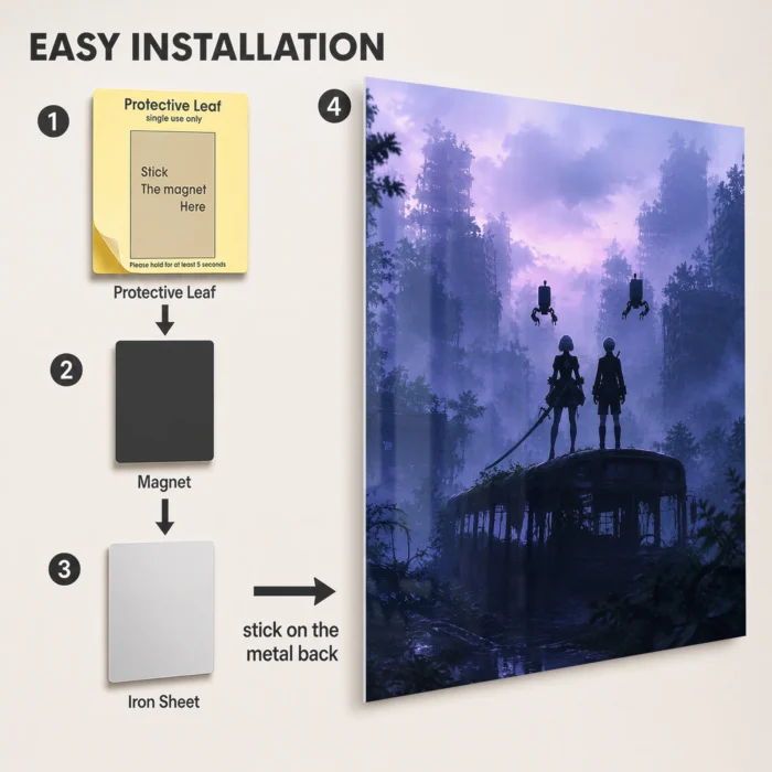 NA Metal Poster Wall Decor - A - Image 2
