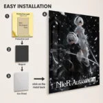 NA Metal Poster Wall Decor - B - Image 2