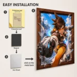 OW Tracer Metal Poster Wall Decor - Image 2