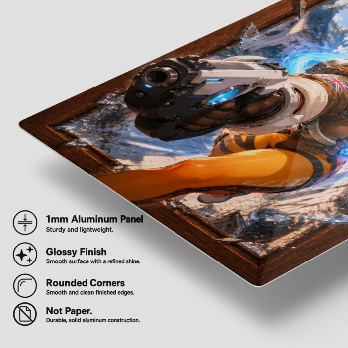 OW Tracer Metal Poster Wall Decor - Image 5