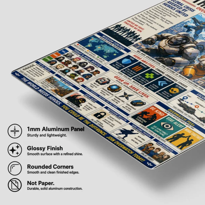OW Metal Poster Wall Decor - Image 6