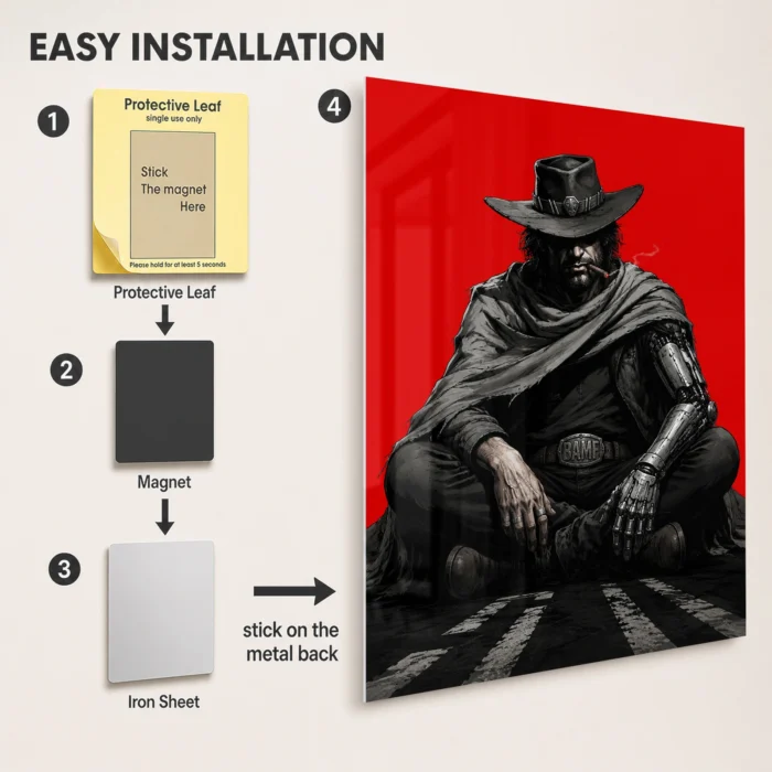 OW Reaper Metal Poster Wall Decor - Image 2