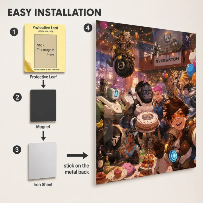 OW Metal Poster Wall Decor - A - Image 2