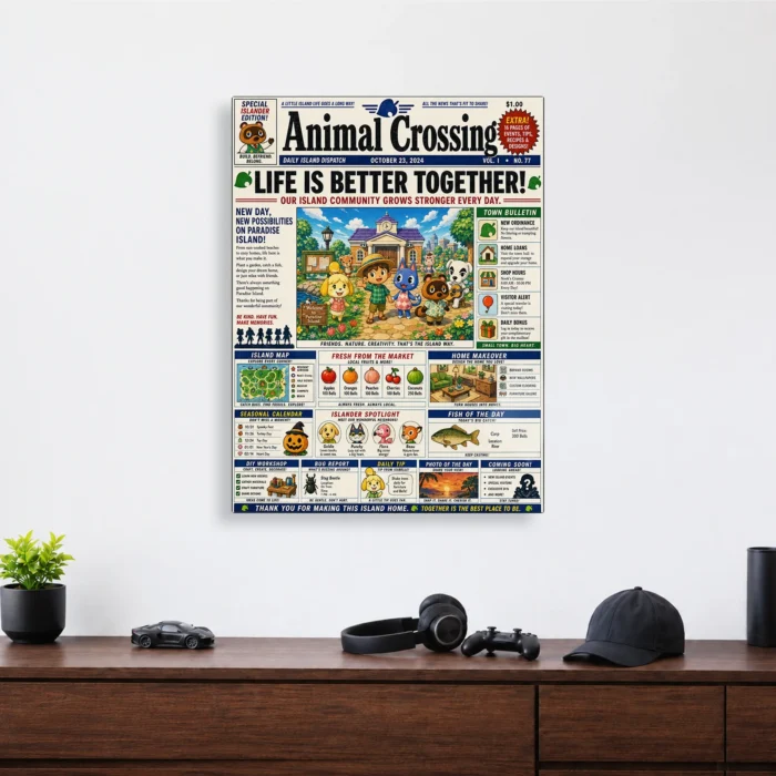 AC Metal Poster Wall Decor - A - Image 3