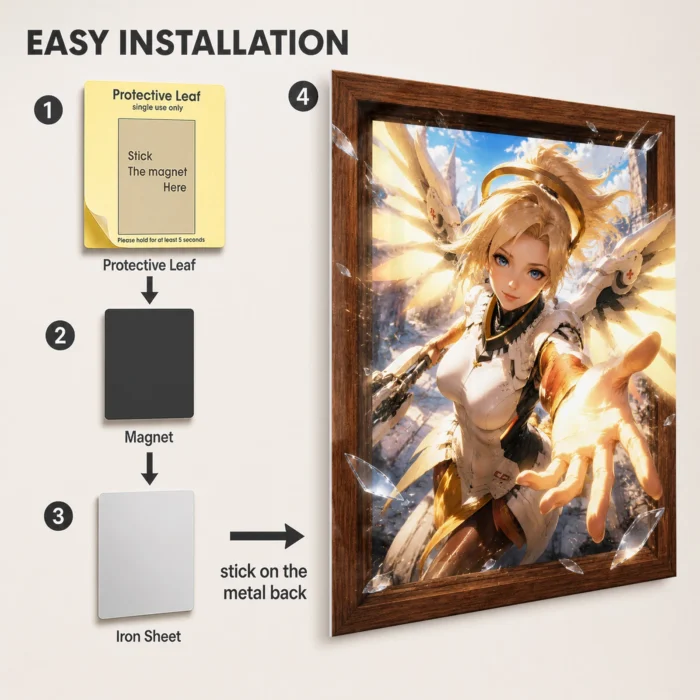 OW Mercy Metal Poster Wall Decor - Image 2