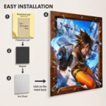 OW Tracer Metal Poster Wall Decor - A - Image 2