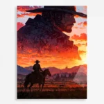 RDR 2 Arthur Morgan Metal Poster Wall Decor