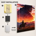 RDR 2 Arthur Morgan Metal Poster Wall Decor - Image 2