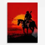 RDR 2 John Marston Metal Poster Wall Decor