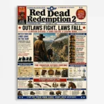 RDR 2 Metal Poster Wall Decor