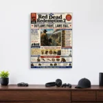 RDR 2 Metal Poster Wall Decor - Image 3