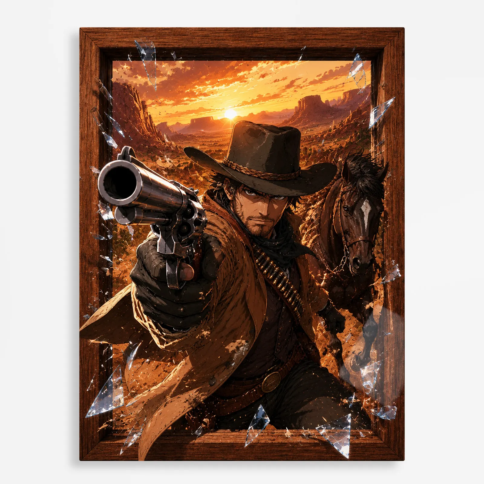 video game metal poster (177) s1 RDR 2 Arthur Morgan Metal Poster Wall Decor - A - Image 1
