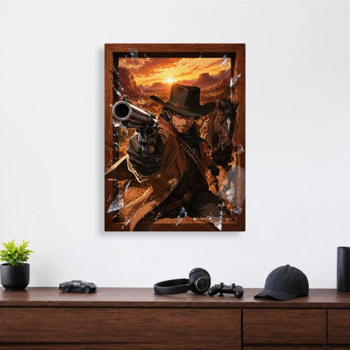 RDR 2 Arthur Morgan Metal Poster Wall Decor - A - Image 3
