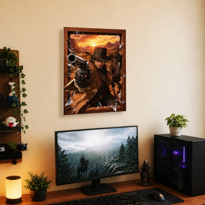 RDR 2 Arthur Morgan Metal Poster Wall Decor - A - Image 4