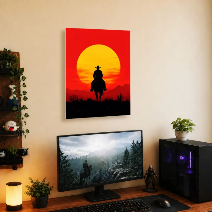 RDR 2 Arthur Morgan Metal Poster Wall Decor - B - Image 4