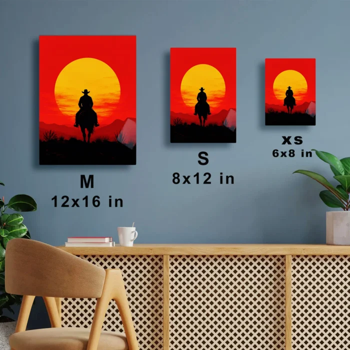 RDR 2 Arthur Morgan Metal Poster Wall Decor - B - Image 6
