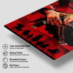 RDR 2 John Marston Metal Poster Wall Decor - A - Image 5