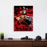 RDR 2 John Marston Metal Poster Wall Decor - A - Image 3