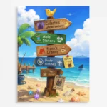 AC Metal Poster Wall Decor - B