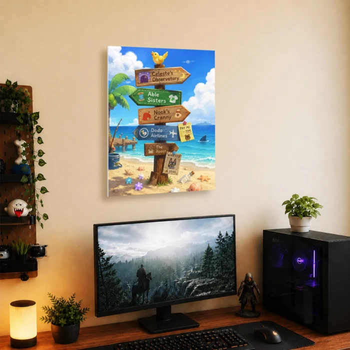 AC Metal Poster Wall Decor - B - Image 4